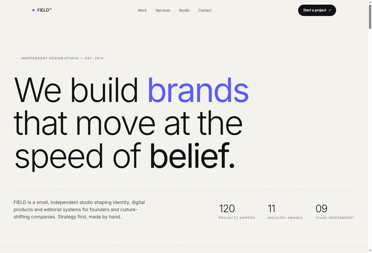 FIELD — agency portfolio preview